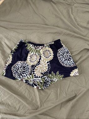 Blue Life Navy Floral pajama Shorts